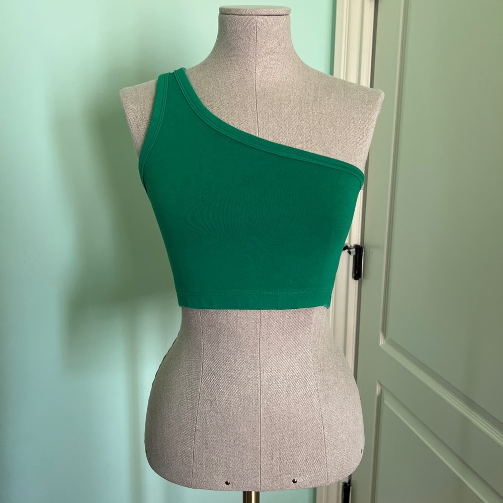 Zara Green Crop Top